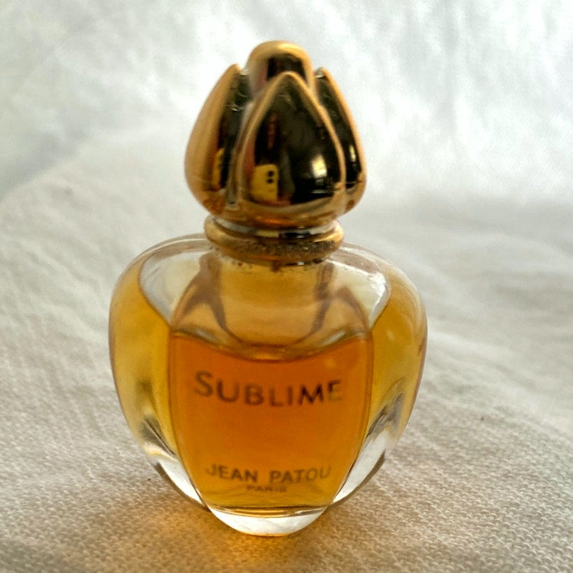 Vintage Jean PATOU sublime, mini perfume collectible miniature, EDP rare, discontinued fragrance sample 1992 French perfume bottle