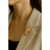 Vintage exquisite quality Authentic shell Cameo brooch 9ct gold