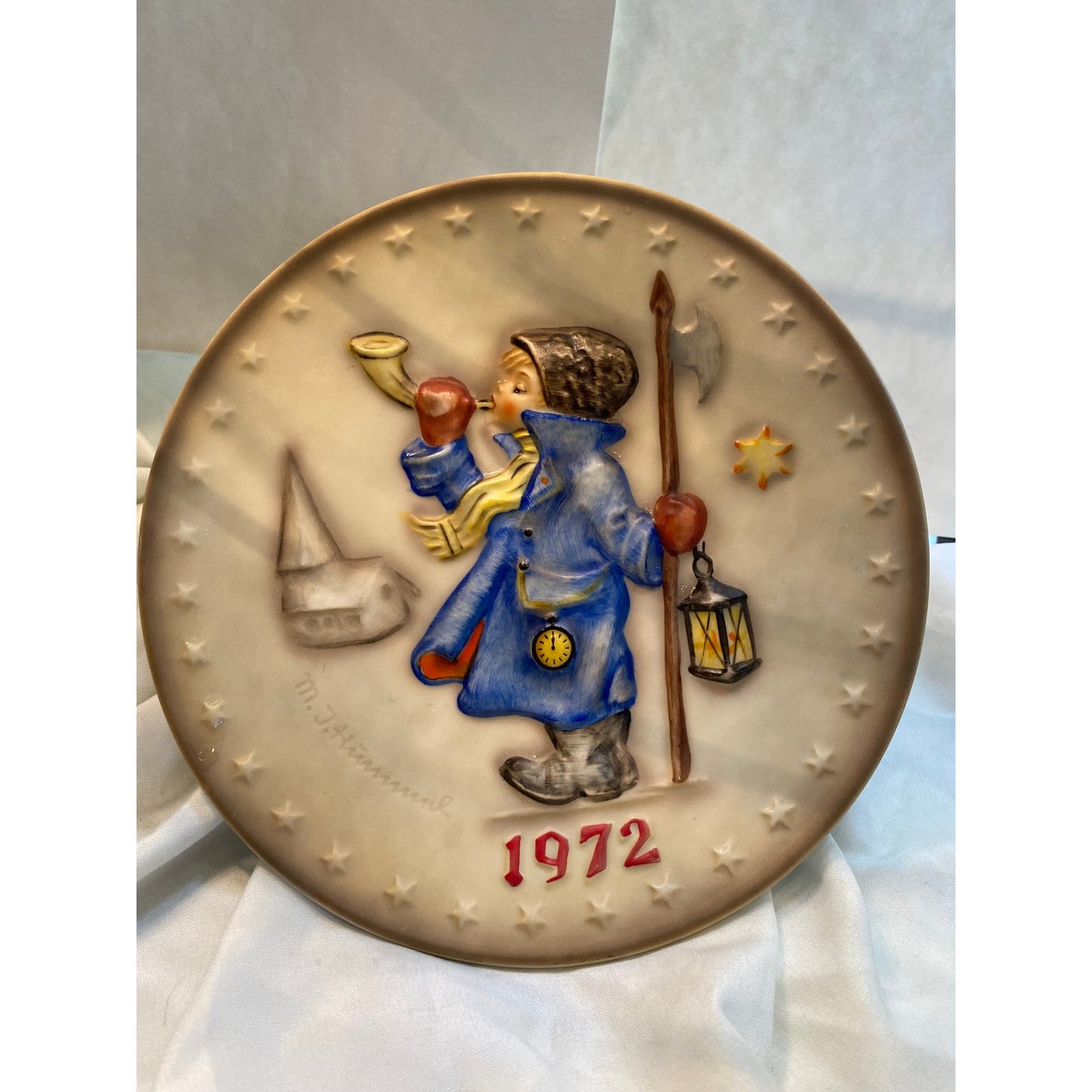 Grobel Hummel 1972 Annual Plate "hear Ye, Hear Ye