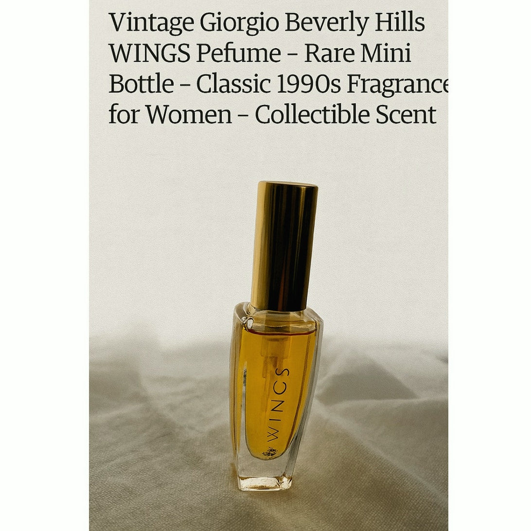 Wings by Giorgio Beverly hills mini perfume 1.7 fl oz VTG collectable fragrance