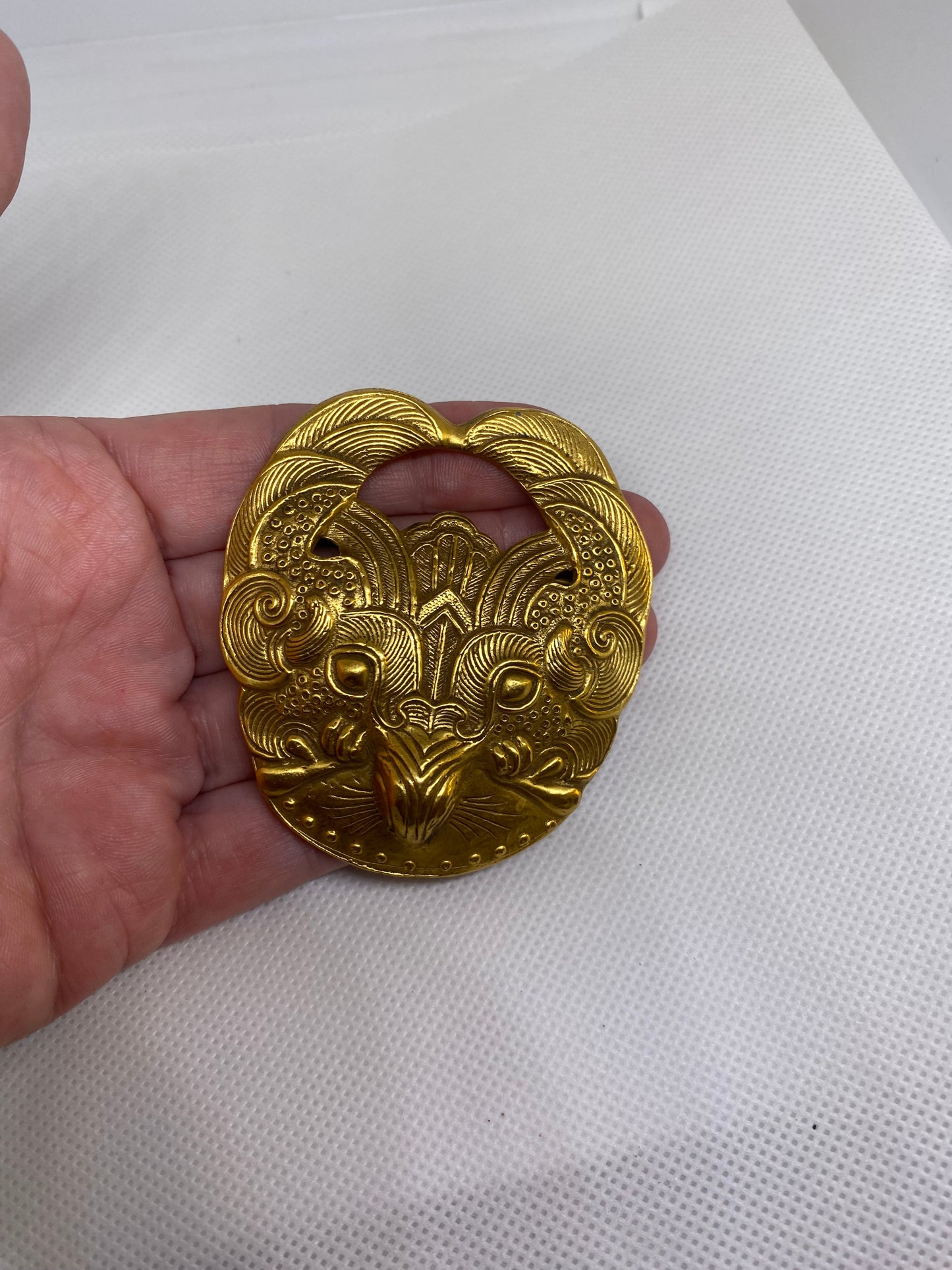 Museum replica jewelry Tao-t’ieh animal mask brooch