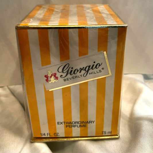 Giorgio Beverly Hills Extraordinary Perfume Vintage 1/4 oz. Sealed in box