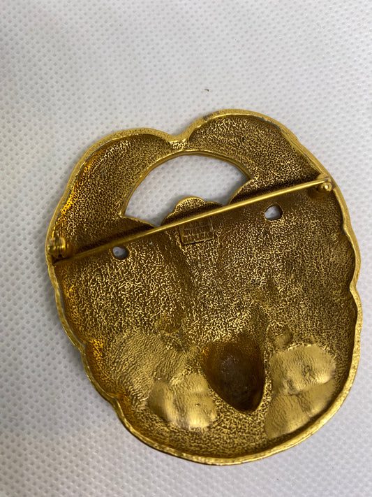 Museum replica jewelry Tao-t’ieh animal mask brooch