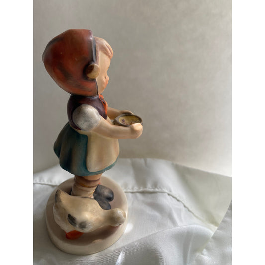 Hummel vintage Girl with geese "be patient"#192