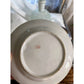 Vintage Japanese Lusterware Tea Set Iridescent Peach with church scene childrens