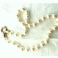 Vintage Faux Peral Necklace with Gold Clasp Classix 18" strand elegant classic