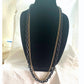 Chunky Black and Gold chain statement Necklace layered Vtg style Punk chocker