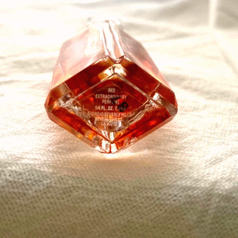Vintage Giorgio Beverly Hills RED Perfume 7.5 ml rare mini crystal bottle