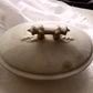 Antique K T K Stone China Boar Mark Knowles Taylor trinket box antique