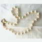 Vintage Faux Peral Necklace with Gold Clasp Classix 18" strand elegant classic