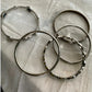 silver tone Bangle Bracelet set Vintage Mixed styles Stackable Jewerly