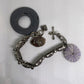 Brighton sliver hollow square medallion link bracelet