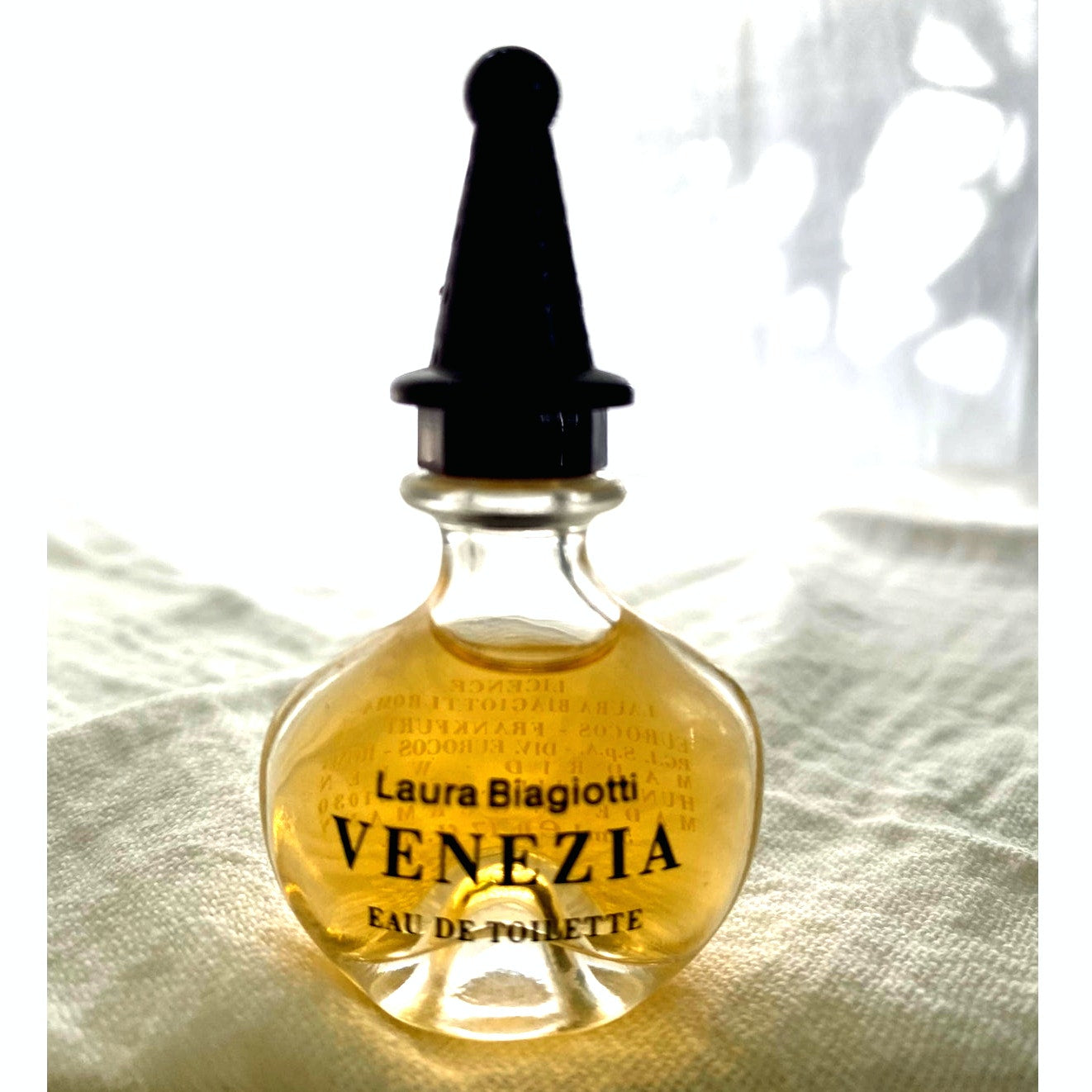 Vintage Laura Biagiotti VENEZIA Collectable mini bottle of Eau de Toilette 5ml