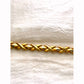 Vintage Style 24K gold Plated Woven Chain Bracelet Classic statement jewelry