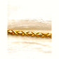 Vintage Style 24K gold Plated Woven Chain Bracelet Classic statement jewelry