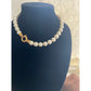 Elegant Vintage white Faux Peral necklace with Gold Clasp