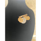 Coin Charm Brooch Gold tone bar with New Zealand 1964 Coin and Queen Elizabeth the second