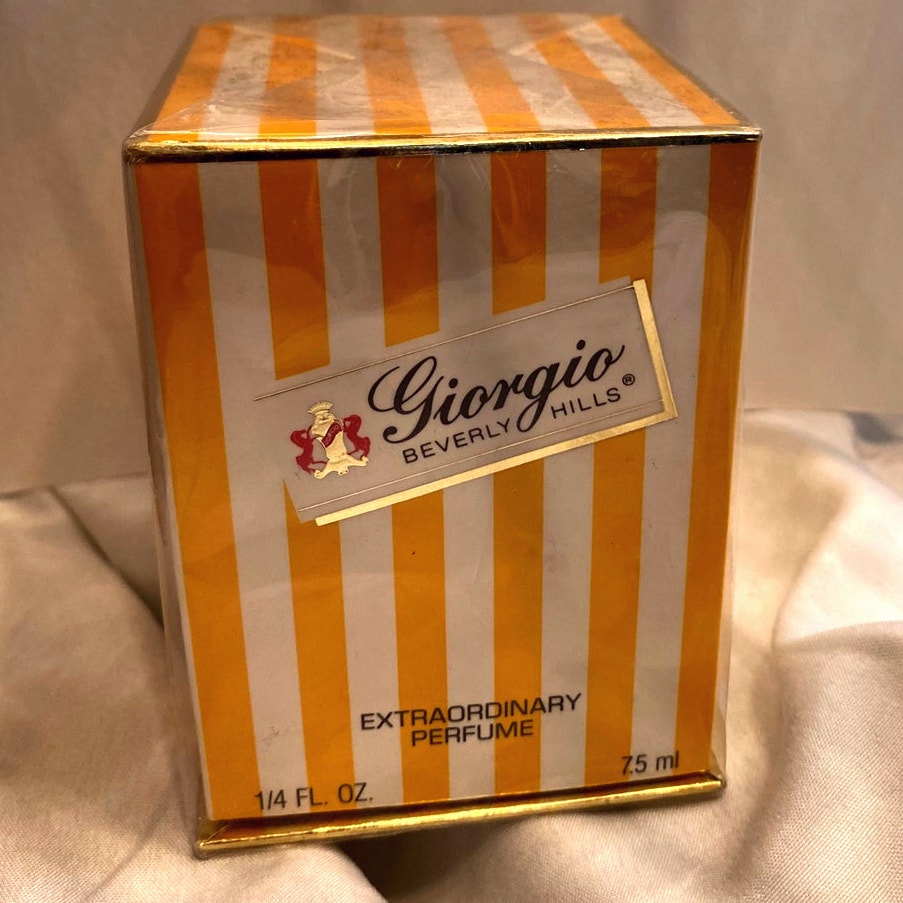 Giorgio Beverly Hills Extraordinary Perfume Vintage 1/4 oz. Sealed in box