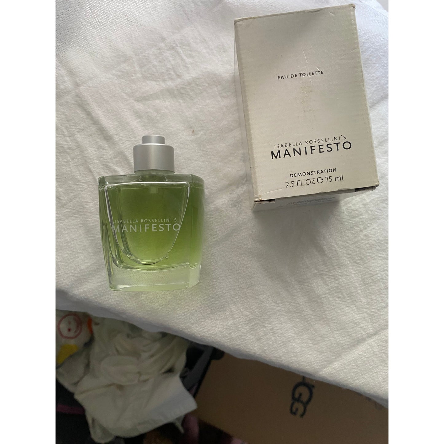 Isabella Rossellini Manifesto Perfume 75 ml Eau de toilette rare bottle