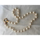 Vintage Faux Peral Necklace with Gold Clasp Classix 18" strand elegant classic