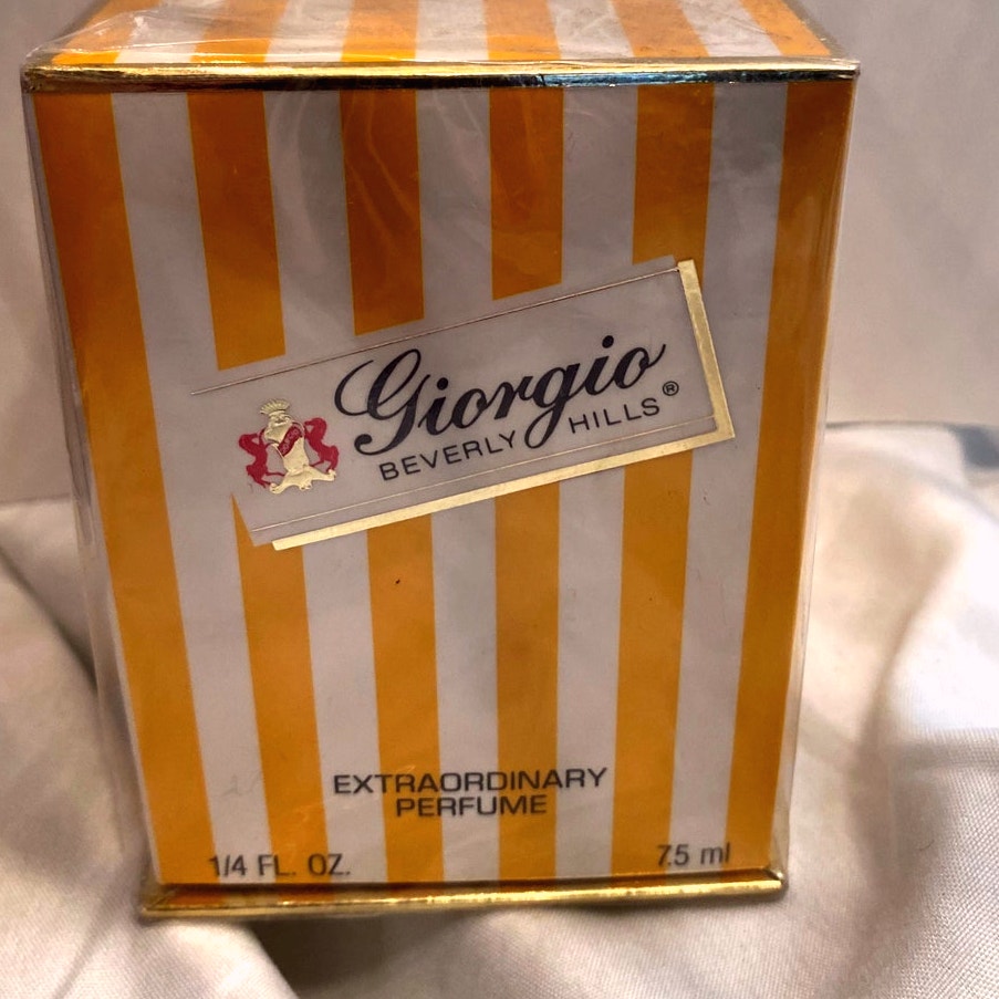 Giorgio Beverly Hills Extraordinary Perfume Vintage 1/4 oz. Sealed in box