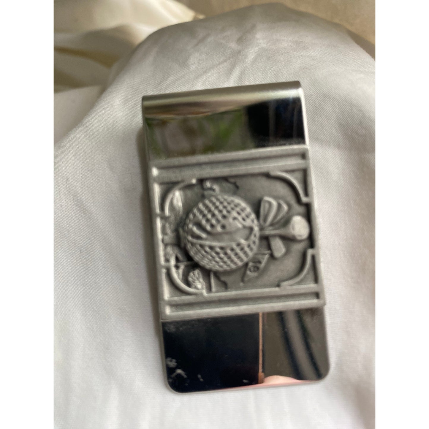 Siskiyou sports Golf Themed Large Steele Money clip vintage Golf lover Gift for him