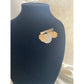 Coin Charm Brooch Gold tone bar with New Zealand 1964 Coin and Queen Elizabeth the second