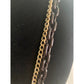 Chunky Black and Gold chain statement Necklace layered Vtg style Punk chocker