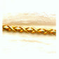 Vintage Style 24K gold Plated Woven Chain Bracelet Classic statement jewelry