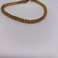 Joan Rivers Pink swarovski crystal Tennis bracelet women’s gold tone rhinestones