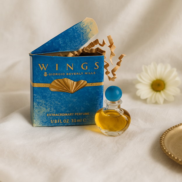 VINTAGE 1990'S WINGS Extraordinary perfume Gorgio Beverly hills