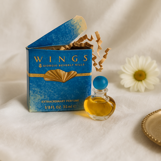 VINTAGE 1990'S WINGS Extraordinary perfume Gorgio Beverly hills