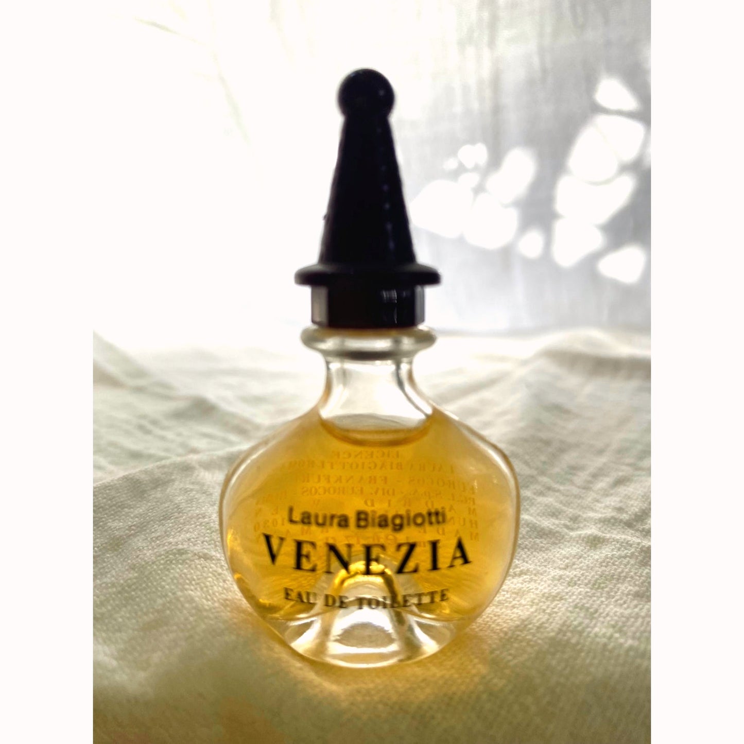 Vintage Laura Biagiotti VENEZIA Collectable mini bottle of Eau de Toilette 5ml