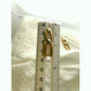 Modern geometric Gold Rectangle link earrings/Dainty dangle drop jewelry gift