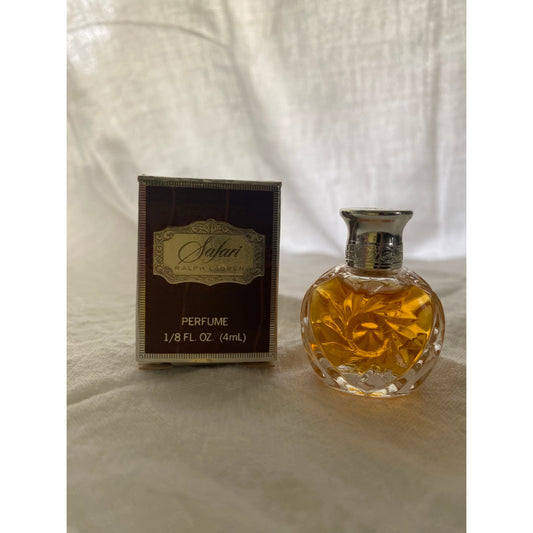 Vintage Ralph Lauren Safari Mini Perfume 4ml Pure Parfum Collectable Vanity